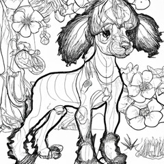 Chinese Crested The Coloring Book so Cute 100 pages Fun For all Ages No 4 of 20
