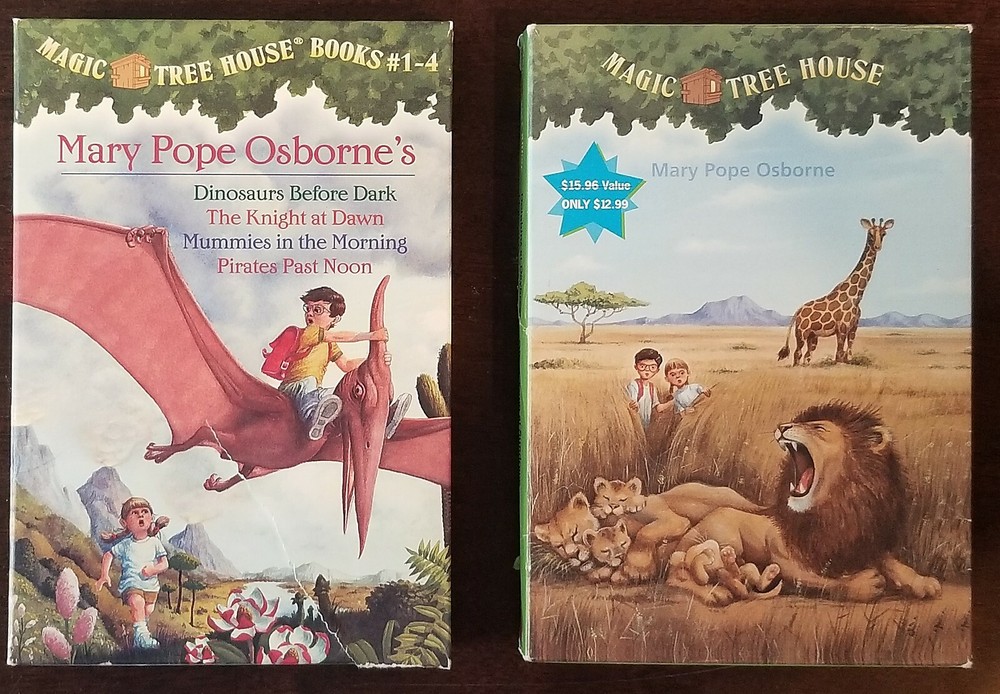 Magic Treehouse 2 Box Sets, 1-4, 9-12, Mary Pope Osborne