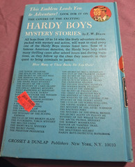 Hardy Boys 12 Footprints Under the Window White end pages vintage HC mystery ’82
