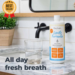Gentle Formula Unflavored Mouthwash No Mint Alcohol Free for Sensitive Gums 16Oz