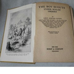 The Boy Scouts Under Sealed Orders By Howard Payson HC 1st Ed 1916