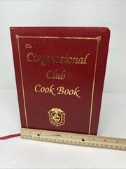 The Congressional Club Cook Book 1993 Red Faux Leather Cookbook