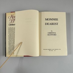 Mommie Dearest Christina Crawford 1978 First Edition First Print William Morrow