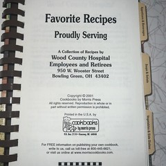 Favorite Recipes Wood County Hospital Employees And Retirees 2001 – 184 Pages