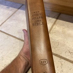 KJV Spirit Filled Life Bible Third Edition RED LETTER BROWN LEATHER SOFT