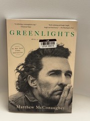 Greenlights by Matthew McConaughey Paperback Book Green Lights