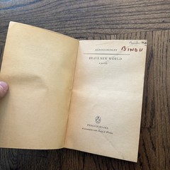 1970 BRAVE NEW WORLD Aldous Huxley Penguin International Edition PB