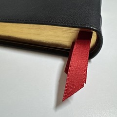 Holy Bible ESV Heirloom Single Column Personal Size Bible, Goatskin, Black