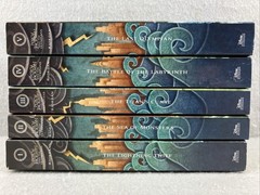 Percy Jackson and the Olympians 5 Book Paperback Boxed Set 1-5 W Poster