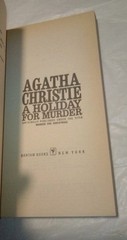 A Holiday For Murder By Agatha Christie Bantam Mystery 1962 Vintage Paperback