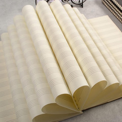 Coguzed 100 Pages Blank Sheet Music Notebook – 26X19cm Staff Paper for Musicians