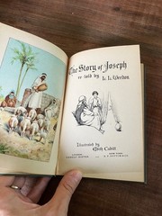VINTAGE kids books „The Story of Joseph and Moses” ANTIQUE in PERFECT CONDITION