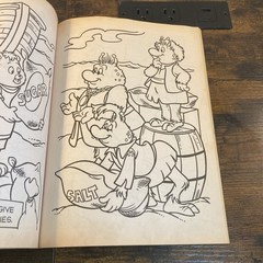 Teddy Ruxpin Coloring Activity Book 108 Clean Pages Golden 1986