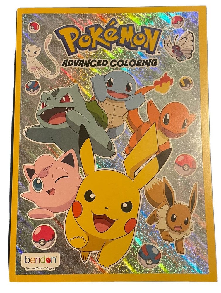 Bendon Pokemon Advanced Coloring Book