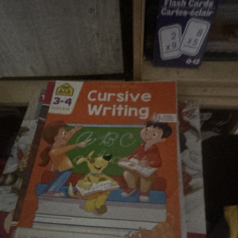 School Zone Publishing Cursive Writing Workbook Grades 3-4 English Ages 9-12