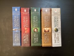 Game of Thrones 5 Book Box Set, George R.R. Martin, A Song of Ice and Fire Boxed