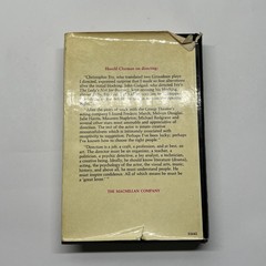 On Directing | Harold Clurman HC 1st Printing