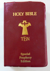 NKJV Holy Bible TBN Special Prophecy Edition 1985 Burgundy
