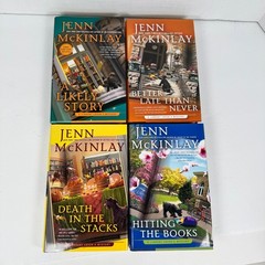 Jenn McKinlay Library Lover’s Mystery 4 Hardcover Book Lot First Editions