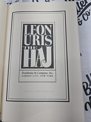 The Haj by Leon Uris 1984 Hardcover Book Club Edition with Dust Jacket