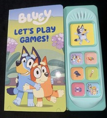 Bluey Let’s Play Games! Sound Button Board Book (PI Kids, 2025)