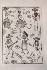 DAY OF THE DEAD Advanced COLORING BOOK – SUGAR SKULLS. 14 Pages New