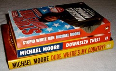 Lot of 3 Books by Michael Moore~Dude, Where’s My Country~Downsize This~Stupid