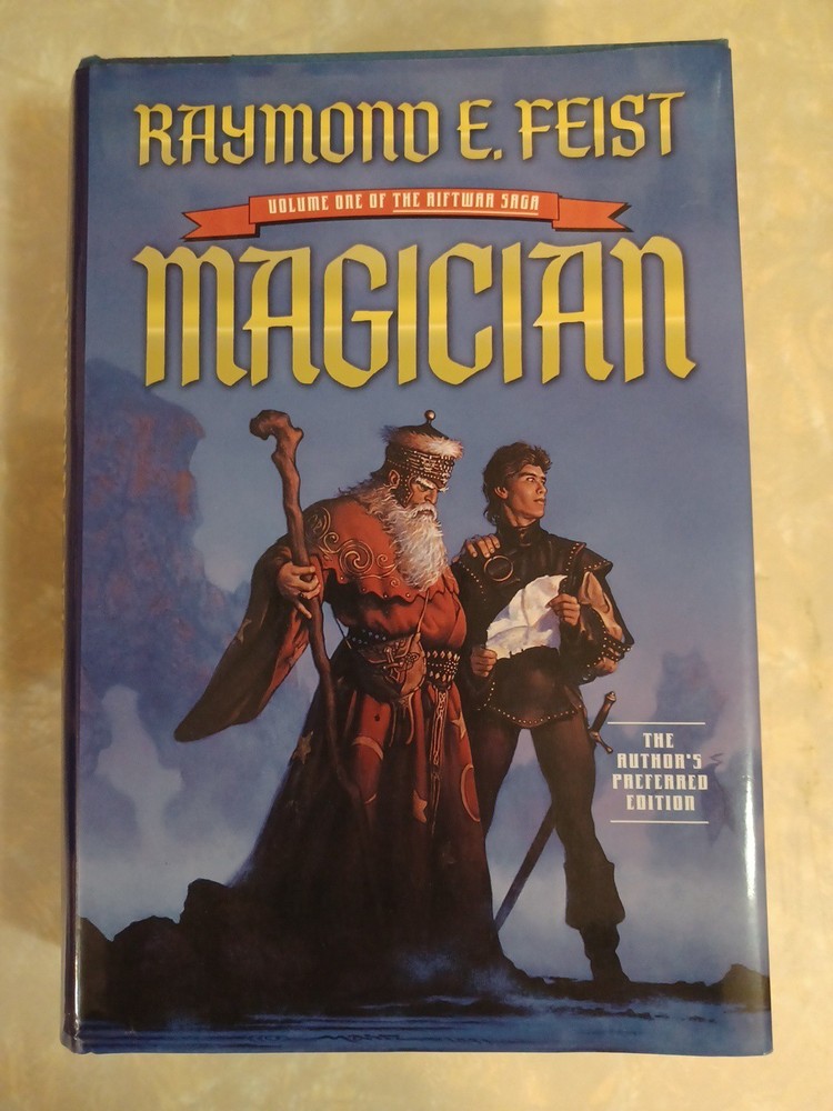 Magician by Raymond Feist 1992 Author’s Preferred Edition HCDJ 1st Edition