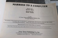 1993 (1st Printing) MARRIED TO A COMPUTER Herbert Kavet vintage *as-is #COMPUTER