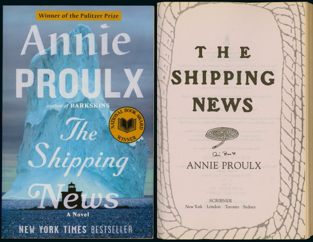 The Shipping News by Annie Proulx (1994, Trade Paperback) SIGNED COPY