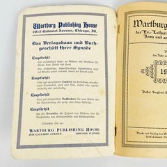 1928 Wartburg Kalender German Edition Book Seminar Dubuque Iowa Vintage