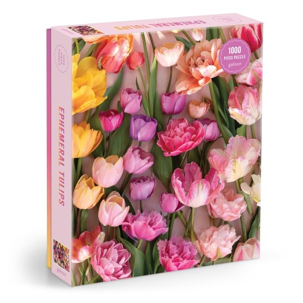 Ephemeral Tulips 1000 Piece Puzzle, Game by Galison; Chitnis, Christine (CON)…