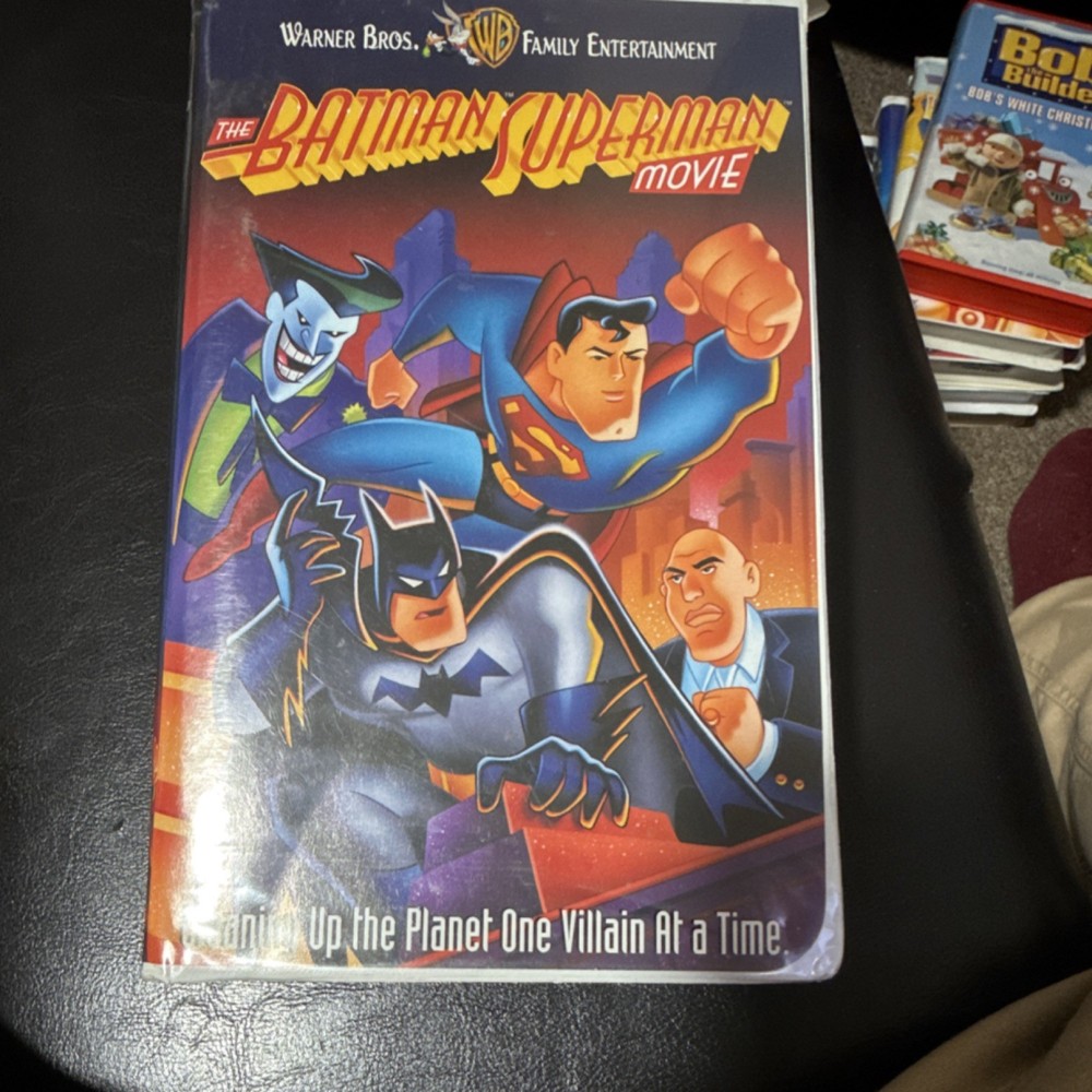 Warner Bros. The Batman/Superman Movie by Paul Dini Paperback Ages 4-8