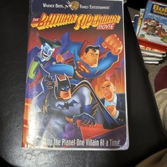 Warner Bros. The Batman/Superman Movie by Paul Dini Paperback Ages 4-8