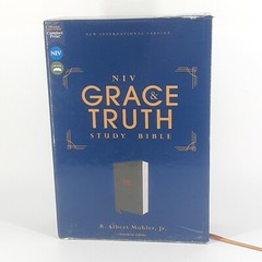 NIV the Grace and Truth Study Bible Easy Read Comfort Print Lay Flat Red Letter