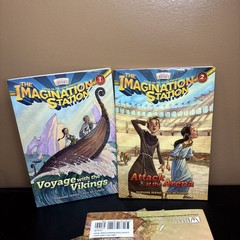 THE IMAGINATION STATION LOT OF 8 BOOKS ADVENTURES IN ODYSSEY Set 1-8 PB