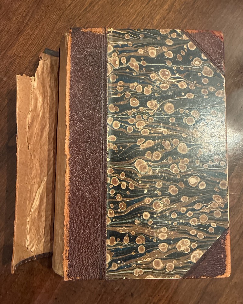 Antique Pausanias Pausaniae Descriptio Graeciae 1889 Hardcover Teubneri Vol I&II