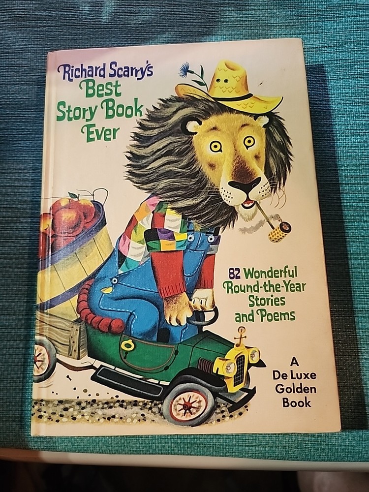 Vintage 1967 Children’s Richard Scarry’s BEST STORY BOOK EVER Poems