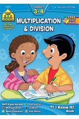 School Zone – Multiplication & Division Work- 1589473299, paperback, School Zone
