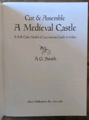 Lot of 2 Cut & Assemble Books Medieval Castle + Dinosaur Dioramas VTG Activity