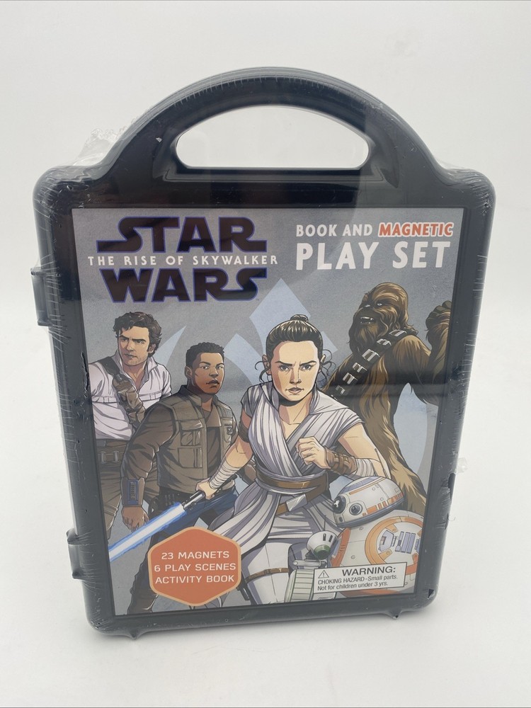 Star Wars: The Rise Of Skywalker Book and Magnetic Play Set ~New Sealed Item