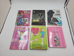 Girls, Youth, Reading books, Assort, For ages 7-11. Lot Of 6