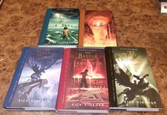 Percy Jackson & the Olympians Books Hardcover Set 1-5 First Edition Lot
