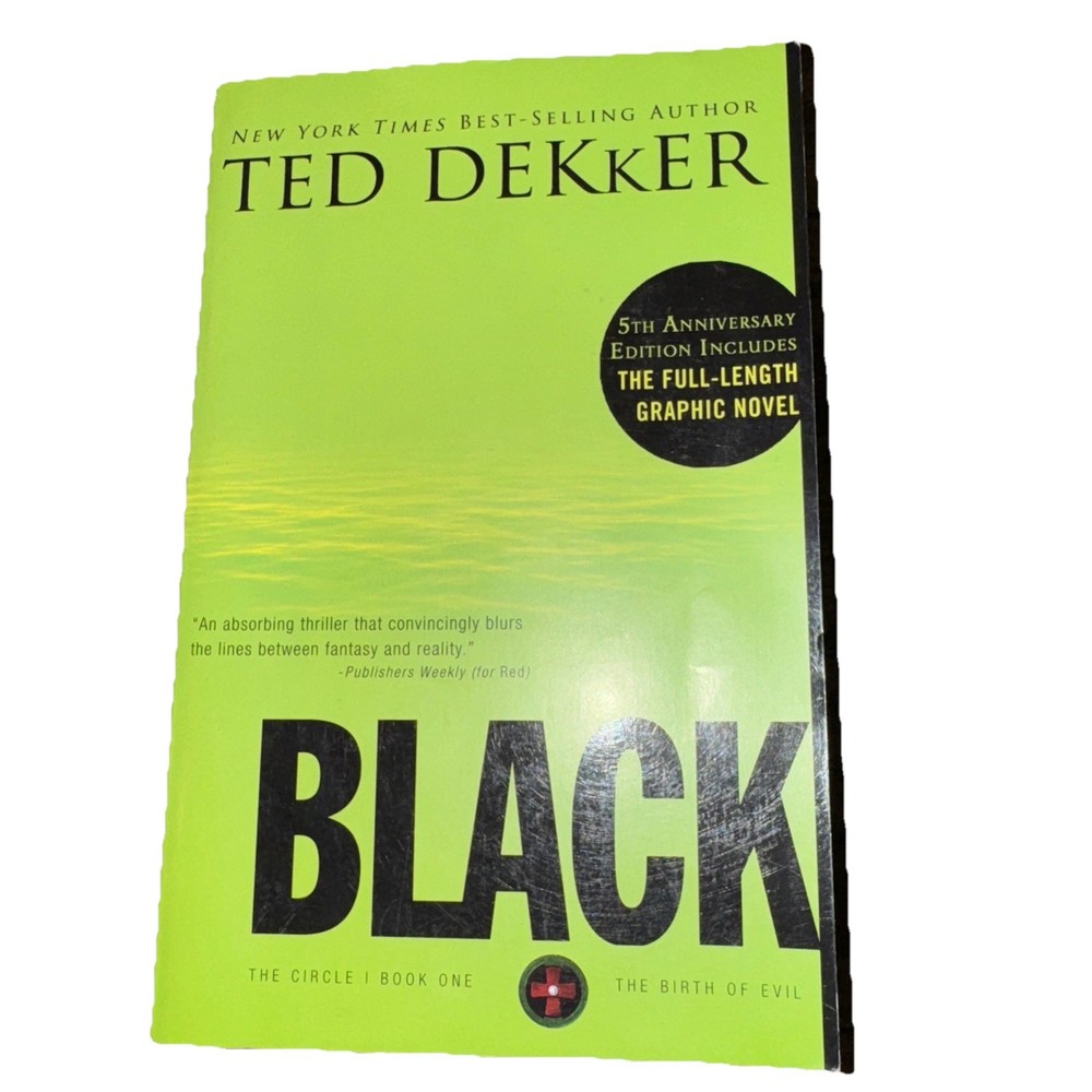 Rare Collectors Ed – Black by Ted Dekker 5th Anniversary W/Full Graphic Novel In