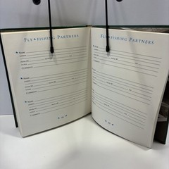 Fly-Fishing Logbook Hardcover F-Stop Fitzgerald Unmarred Pages 112 Pages