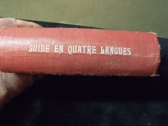 Manuel de Conversation en Francais, Allemand, Anglais HARDCOVER 376 PAGES
