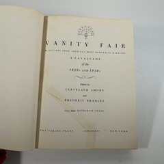 Vanity Fair 1920s and 1930s Cleveland Amory Frederic Bradlee 1960 Viking