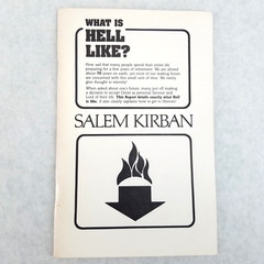 What is Hell Like – 1989 Stapled Softcover by Salem Kirban – EXCELLENT COND.