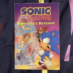 90s SEGA Sonic The Hedgehog 2 Book Lot TROLL – Robotniks Revenge Fortress Fear
