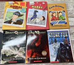 Lot of 39 Grade 3-6 Chapter Books Novels 15lbs / G. Stilton, Beverly Cleary etc.